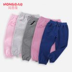 mom and bab妈恩蓓 13133 宝宝加绒裤子男童秋冬款儿童纯棉冬季加厚保暖男女童运动裤