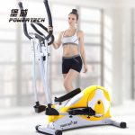 power tech堡威 椭圆机家用室内磁控静音健身踏步椭圆仪商用迷你堡威太空漫步机 德国专利设计