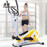 power tech堡威 椭圆机家用室内磁控静音健身踏步椭圆仪商用迷你堡威太空漫步机 德国专利设计