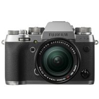 富士(FUJIFILM)X-T2( XF18-55) 微单电套机 碳晶灰 2430万像素去低通 4K 镁合金防滴防尘 多向折屏