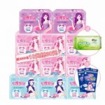 SPACE7七度空间 优雅系列丝柔11包组合 卫生巾超薄姨妈巾套装(日用10片*6+夜用10片*3+超长8片*2)