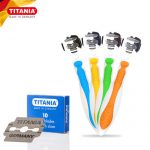 TITANIA泰雅 德国进口 去死皮刀修脚刀刨脚刀脚底去除老茧工具刮脚刀修脚器