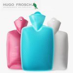 Hugo Frosch 德国进口 注水热水袋暖宫充水暖水袋毛绒大号暖手宝防爆 1.8L(送同色外套）多色可选