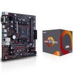 华硕 PRIME B350M-E 电脑主板(AMD B350/AM4)+锐龙 AMD Ryzen 5 1400 处理器4核 3.2GHz 盒装CPU