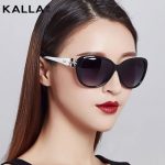 KALLA凯岚 眼镜女偏光太阳镜显瘦圆脸墨镜女圆脸简约个性太阳眼镜 王丽坤同款