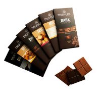 德菲丝 法国进口醇可可85%排块黑巧克力海盐多味100G烘焙休闲零食