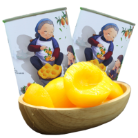 同发私厨 新鲜糖水黄桃罐头 水果罐头425g*6罐出口