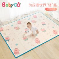 BabyGo宝贝去哪儿 进口宝宝爬行垫加厚爬爬垫环保婴儿童爬行垫XPE游戏地垫 2*1.6m