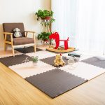 Meitoku明德 泡沫地板垫家用拼图爬行垫儿童卧室榻榻米拼接防滑垫大号 6片装 60x60x1.2cm
