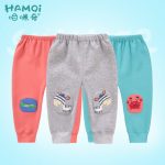 Hamqi哈咪奇 EH3645005 宝宝裤子加绒加厚秋冬款婴儿男童小童女童保暖外穿长裤 多色可选