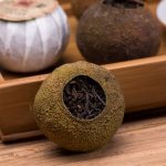 旗泓 新会小青柑8年陈宫廷陈皮普洱茶叶小柑橘桔普茶送礼盒装 10g*3个