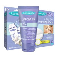 Lansinoh兰思诺 进口羊毛脂乳头霜40g+防溢乳垫60片+储奶袋50片