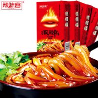 辣味客 正宗重庆酸辣粉丝方便速食手工粉红薯粉条特色小吃288g*4盒