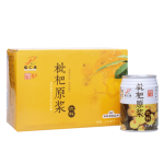 福仁缘 枇杷原浆果汁饮料 枇杷汁 健康饮料 饮料批发 整箱 6罐装 *2件