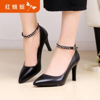 REDDRAGONFLY红蜻蜓 女鞋 春秋真皮尖头细跟浅口女单鞋 高跟鞋 多款可选