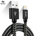 Benks邦克仕 苹果MFI认证数据线iPhone6s充电器线i8X短线7plus快充iPad5 0.25m 橄榄黑
