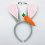 王俊凯同款朱迪兔耳朵发箍迪士尼卡通头饰儿童发饰