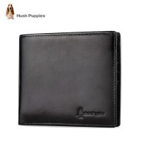 美国Hush Puppies暇步士 男士钱包短款真皮头层软牛皮钱夹男青年皮夹潮2017新款 多色