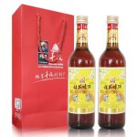 丰收 桂花陈酒 15度桂花陈酿红葡萄甜酒 500ml*2瓶