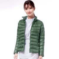 yaloo雅鹿 修身轻薄舒适羽绒服 2017新款立领简约短款休闲冬装外套女装