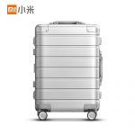MI小米 米家90分金属旅行箱定制版男女成人行李箱万向轮登机箱拉杆箱 20寸 赠胸包