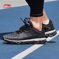 Lining李宁 男鞋女鞋跑步鞋2017新款逐影减震反光防滑全掌气垫运动鞋男女款