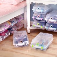 纳美嘉 b2241 鞋子储物箱收纳箱任意叠加透明收纳盒整理箱 20只装