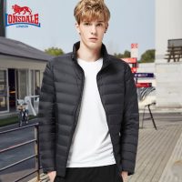 英国LONSDALE龙狮戴尔 轻薄羽绒服男冬季修身款青年男士短款韩版外套新款男装潮 多色可选