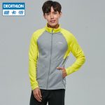Decathlon迪卡侬 秋冬户外滑雪羊毛中层上衣男 保暖休闲运动夹克外套WED'ZE