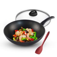 BALLARINI巴拉利尼 75001-886-982 进口炒锅不粘锅 燃气灶适用平底家用锅具无油烟 28cm