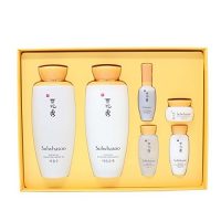 Sulwhasoo雪花秀 滋盈肌本水乳6件入套装 滋盈肌本水125ml/瓶+滋盈肌本乳125ml/瓶 (附赠小样：滋盈肌本水15ml+滋盈肌本乳15ml+润燥精华8ml+人参面霜5ml)