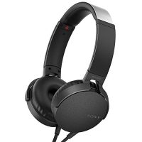 Sony索尼 MDR-XB550APBCCN 重低音立体声 有线头戴式耳机 线控通话 黑色
