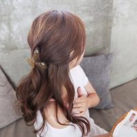 弦音 韩国发夹 抓夹 大中号发饰 洗澡抓夹 头饰发抓 头发夹 3款多色可选