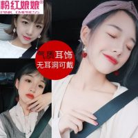 Pink Empress粉红娘娘 韩版饰品 爱心桃心形耳环 耳勾 无耳洞耳夹 多款可选