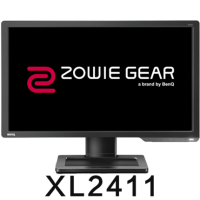 BenQ明基 XL2411Z 卓威24英寸电脑显示屏144hz/1ms游戏3D电竞显示器