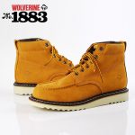 wolverine渥弗林 女鞋黄色欧美女靴子复古休闲工装靴系带学生