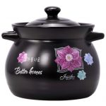 嘉家 砂锅炖锅家用明火耐高温大小汤煲燃气陶瓷煲汤锅养生煮粥炖汤 2.6L