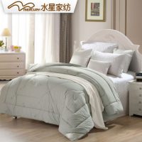 水星家纺 被子 四季被 双人春秋被芯 艾森竹炭纤维被 床上用品