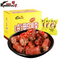 KINGWUU精武鸭脖 麻辣颗粒盒装鸭脖500g武汉特产卤味小吃