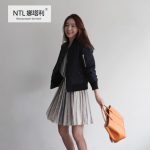NTL娜塔利 棒球服女春秋装韩版宽松短款棉服2017新款冬季休闲飞行员夹克外套 多色可选