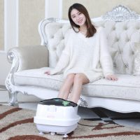 忘不了 分体足浴盆全自动按摩 洗脚盆足浴器 电动加热泡脚桶家用 4色可选