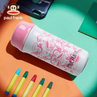 Paul Frank大嘴猴 PFD002 保温杯女可爱便携不锈钢杯子时尚情侣水杯创意学生男 400ml 送杯刷 多色可选