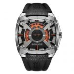 小神价 意大利潮牌 POLICE 方形皮带多功能防水男士复古石英机芯男士手表PL.14796