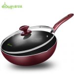 ecowin 经典炒锅不粘锅电磁炉燃气无油烟平底锅具家用炒菜锅