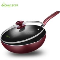 ecowin 经典炒锅不粘锅电磁炉燃气无油烟平底锅具家用炒菜锅
