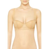 LA PERLA ROSA系列 蕾丝女士内衣 刺绣舒适花卉优雅性感12罩杯文胸 多色可选