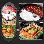 欢聚 HJ-8000系列 电烤炉家用无烟烧烤炉家用电烤盘烤肉机不粘火锅涮烤一体锅