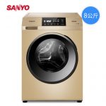 神价格 Sanyo三洋 DG-F80570BH 8公斤洗烘变频全自动滚筒洗衣机家用烘干