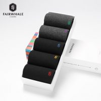 Mark Fairwhale马克华菲 袜子男士纯棉短袜秋冬中筒商务棉袜防臭吸汗秋冬季长袜 4组合可选