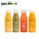lovepanbda 鲜榨果汁橙汁果蔬汁饮料NFC混饮料248ml*4瓶